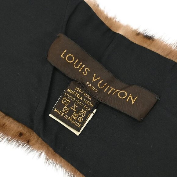 Louis Vuitton Monogram Mink Flower Echarpe Shawl Stole M74259 186902 - Picture 4 of 4